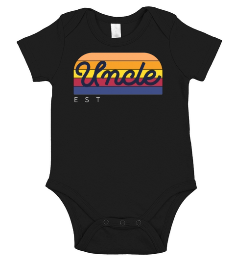 UNCLE Est personnalised hat shirt fornew unles Short Sleeve Baby One-Piece