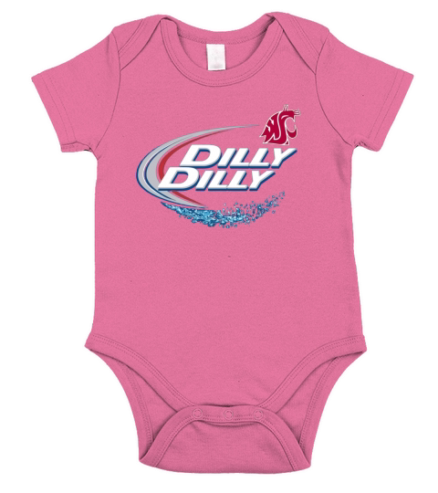 wsu dilly dilly Short Sleeve Baby One-Piece