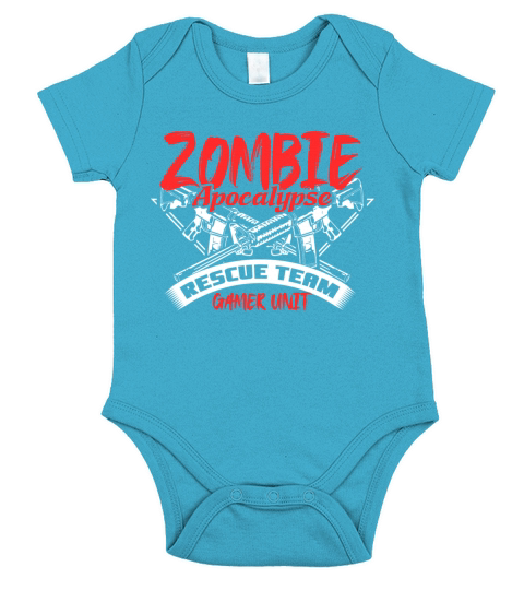 Zombie Apocalypse Games Monster Short Sleeve Baby One-Piece