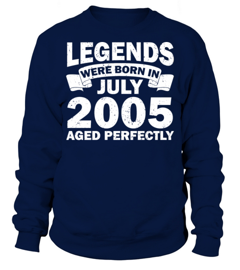 17th birthday July vintage 2005 gift idea Sweatshirt Unisex