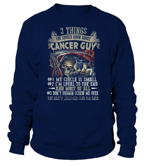 3 Things You Should Know About Cancer Guy Zodiac Sweatshirt Unisex
