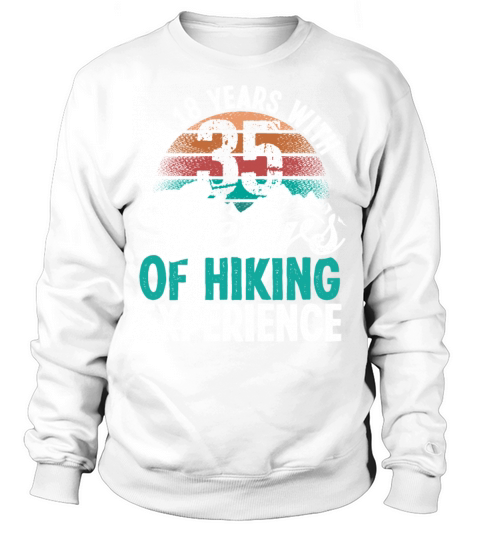 53 Years Old Hiking Mountains Vintage 53 Birthday Sweatshirt Unisex