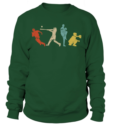 Baseball Fan Retro Vintage Sweatshirt Unisex