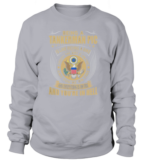 Being a Tankerman Pic like Riding a Bike Job Title Shirts Sweatshirt Unisex