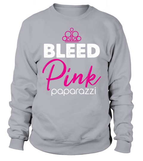 Bleed Pink Paparazzi Cheap Fashion Style Fans Sweatshirt Unisex