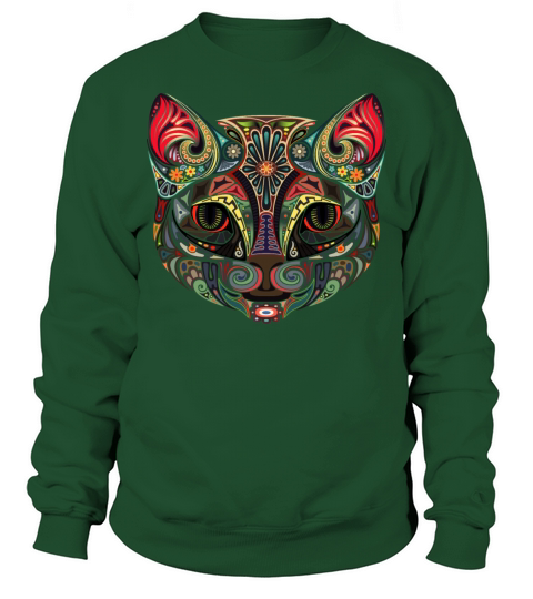 Cat Face MultiColor Sweatshirt Unisex