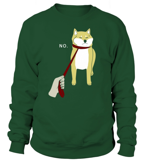 Cute Shiba Inu Shirt Nope - Doge Meme T-shirt B Sweatshirt Unisex