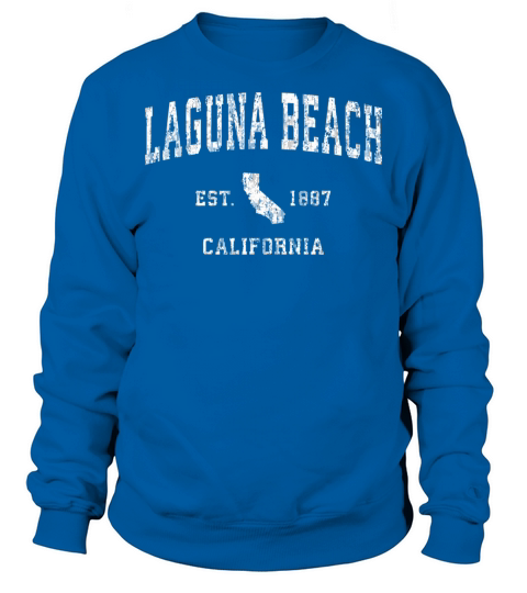 Laguna Beach California Ca Vintage Athletic Sports Sweatshirt Unisex