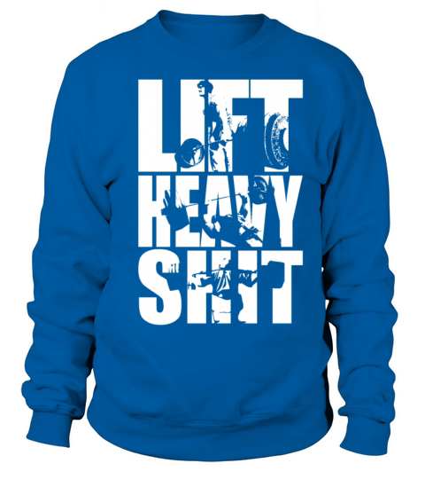 lift heavy shit squat bench deadlift iconic WHITE Sweatshirt Unisex