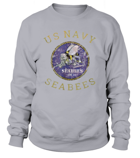 Navy Seabees Us Military Vintage shirt Sweatshirt Unisex