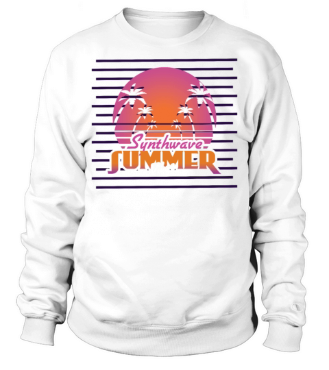Palm Vaporwave Vibes Tropical Hello Summer 2022 Sweatshirt Unisex