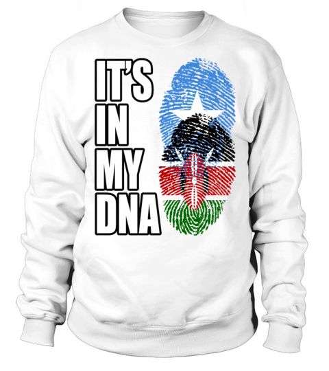 Somali And Kenyan Vintage Heritage DNA Flag Sweatshirt Unisex