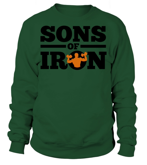 Sons of Iron Gym Kings Bodybuilding Fitness Sweatshirt Unisex