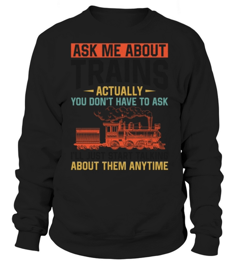 Steam Train Driver Trainspotting Sweatshirt Unisex