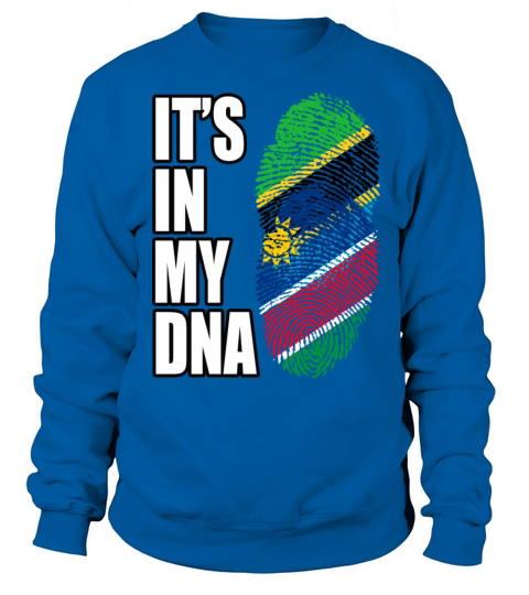 Tanzanian And Namibian Vintage Heritage DNA Flag Sweatshirt Unisex