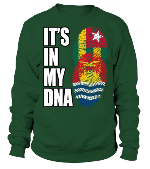 Togolese And Kiribati Mix Heritage DNA Flag Sweatshirt Unisex