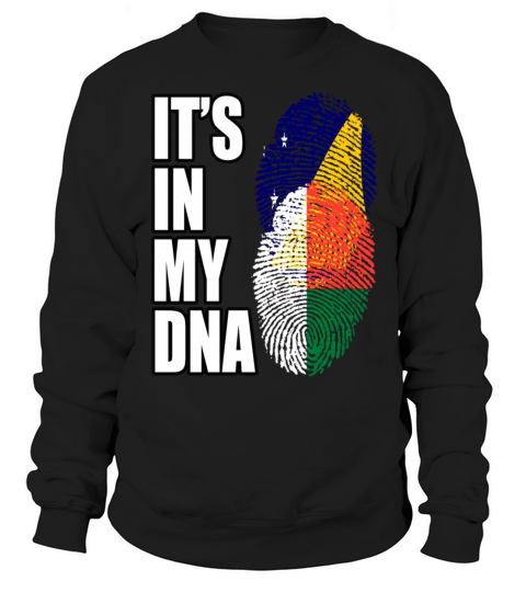 Tokelauan And Malagasy Mix Heritage DNA Flag Sweatshirt Unisex