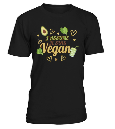 Avocado Vegetable Vegetarian I Assume Im Vegan T-Shirt Unisex
