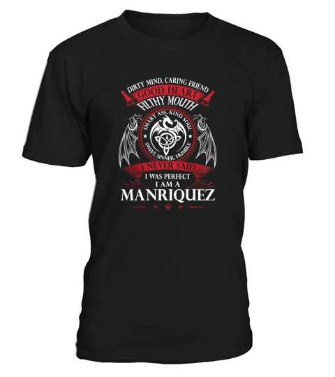 MANRIQUEZ Good Heart Name Shirts T-Shirt Unisex