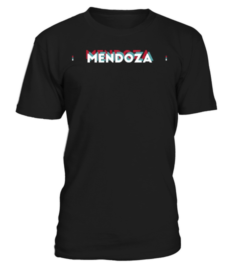 Mendoza Name - Funny Name Mendoza 80s theme T-Shirt Unisex