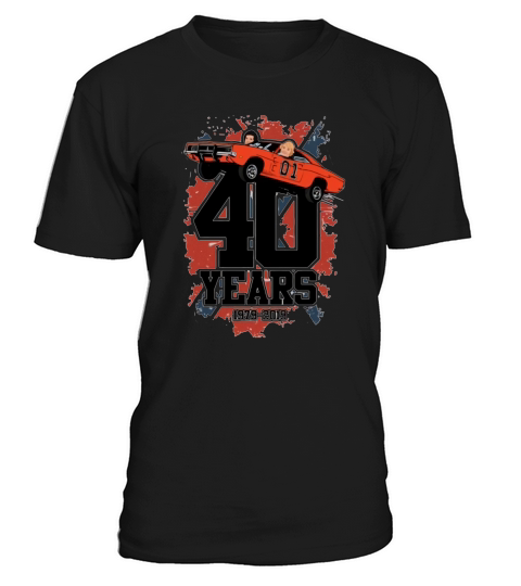 The Dukes Of Hazzard 40 Years 19792019 T-Shirt Unisex