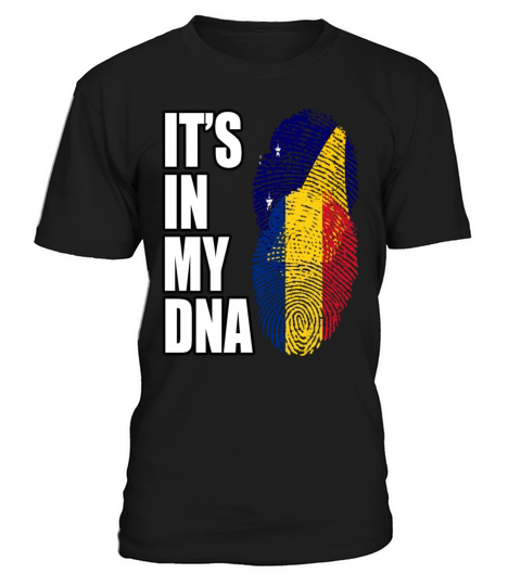 Tokelauan And Romanian Mix Heritage DNA Flag T-Shirt Unisex