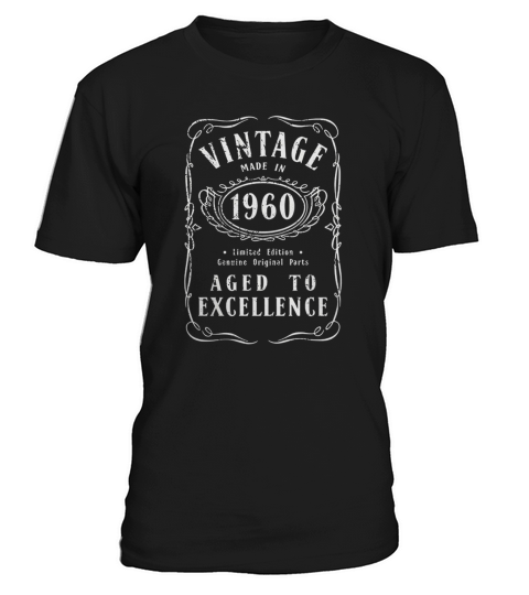 Vintage 1960 Birthday Gift Idea T-Shirt Unisex