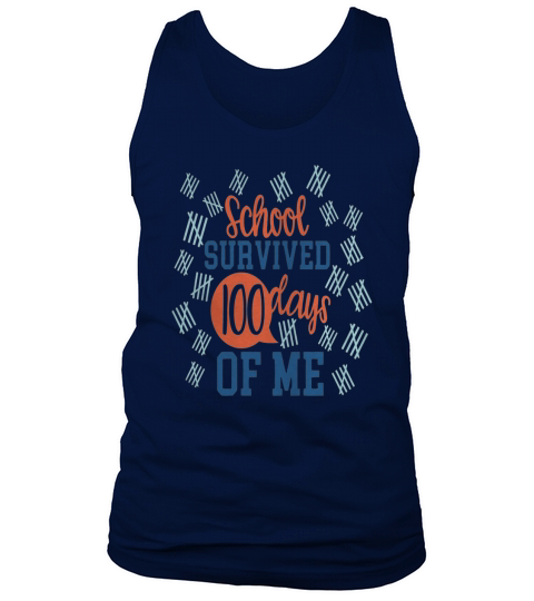 100 Days Of School Tank Top Unisex