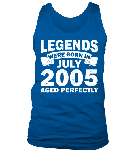 17th birthday July vintage 2005 gift idea Tank Top Unisex