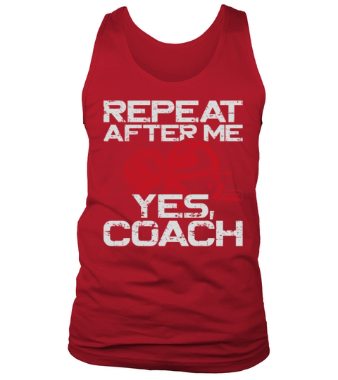 Baseball Fan Coach Vintage Repeat Tank Top Unisex