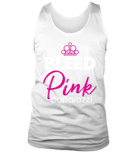 Bleed Pink Paparazzi Cheap Fashion Style Fans Tank Top Unisex