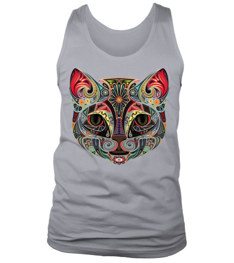 Cat Face MultiColor Tank Top Unisex
