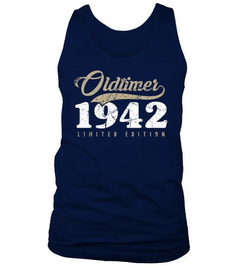 Classic Car 1942 80th Birthday 80 Years Tank Top Unisex