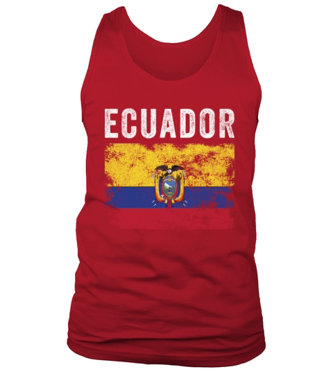 Ecuador Flag Distressed Ecuadorian Flag Tank Top Unisex
