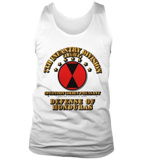 Golden Phesant - 7th Infantry Division Tank Top Unisex