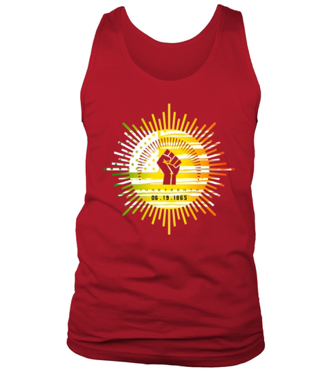 Juneteenth Sunrise Black History June 19 Vintage Tank Top Unisex