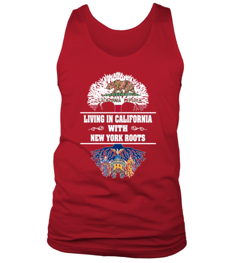 LIVING IN CALIFORNIA WITH NEW YORK ROOTS Tank Top Unisex