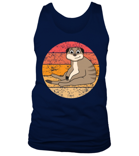 Meerkat Lovers Retro Gift Funny Animals Tank Top Unisex