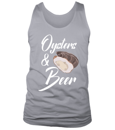 Oyster And Beer Drinking Seashell Mollusc Animal Tank Top Unisex
