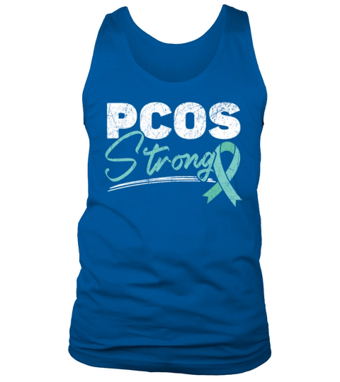 PCOS Strong Polycystic Ovary Syndrome Warrior Tank Top Unisex