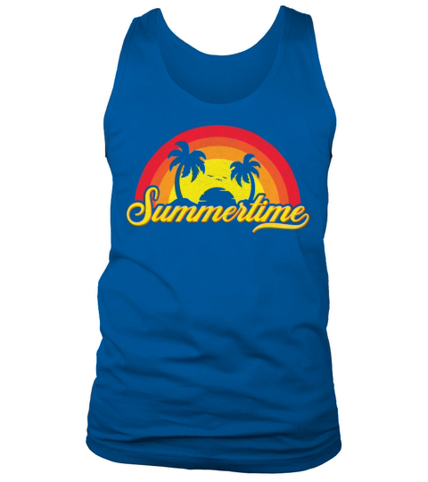 Retro Vintage Summertime Tank Top Unisex