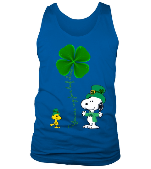 Snoopy shamrock  you are my four leaf clover Tank Top Unisex