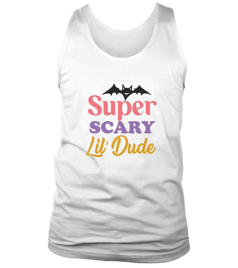 Super Scary Lil Dude Halloween Shirt Tank Top Unisex