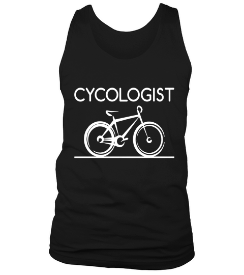 Therapy Cycologist T-Shirt, Funny Bike Bicycle Tank Top Unisex