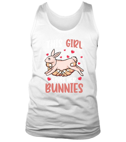 This Girl Loves Her Bunnies Rabbit Love Cute Pet Tank Top Unisex