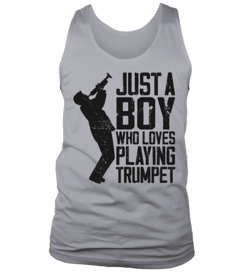 Trumpet Player Vintage Just A Boy Tank Top Unisex