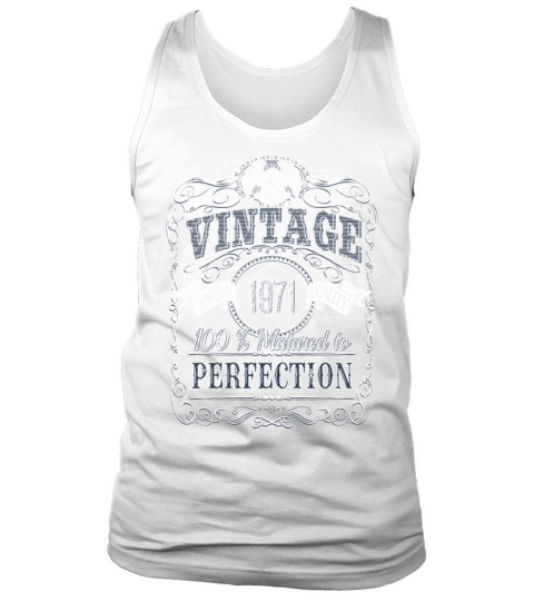 Vinage 1971 birthday year of birth 1971 gift Tank Top Unisex