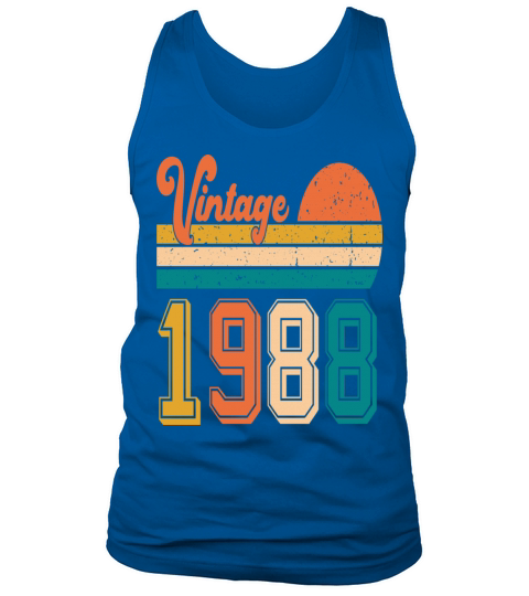 Vintage 1988 birthday gift Tank Top Unisex