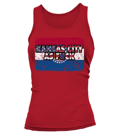 America US Flag State Flag Kansas Tank top Woman