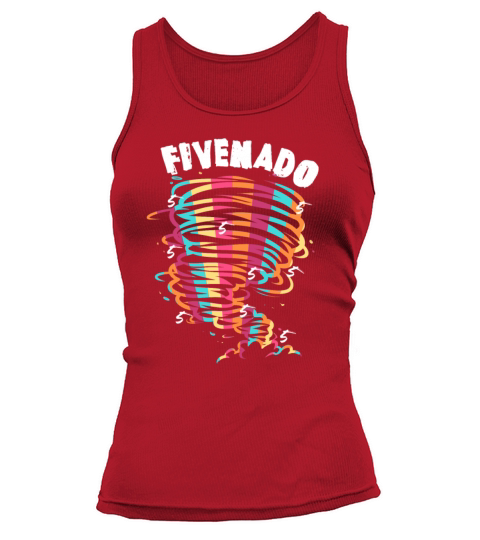 Fivenado 5 Years Old Boy Girl 5th Birthday Tank top Woman